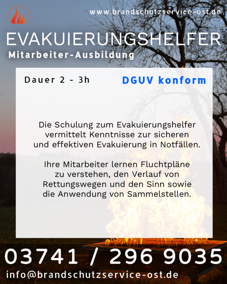 Brandschutzschulungen aus Plauen